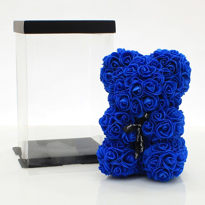 Rose Bear small! Dark blue