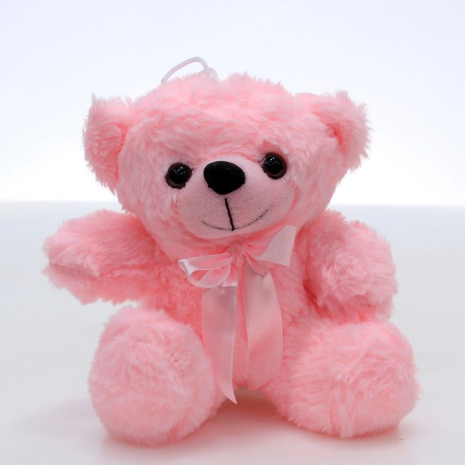 Teddy bear pink - 17cm