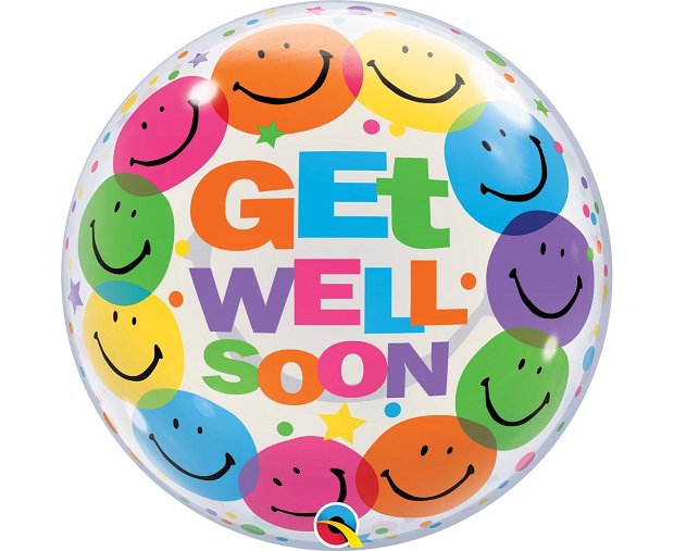 Bubble balloon Get well Soon!